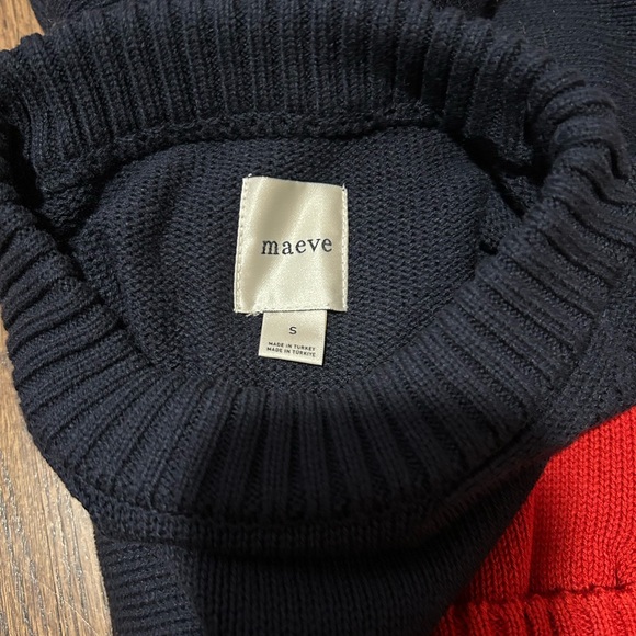 Anthropologie Navy and Red Striped Sweater - Picture 11 of 11